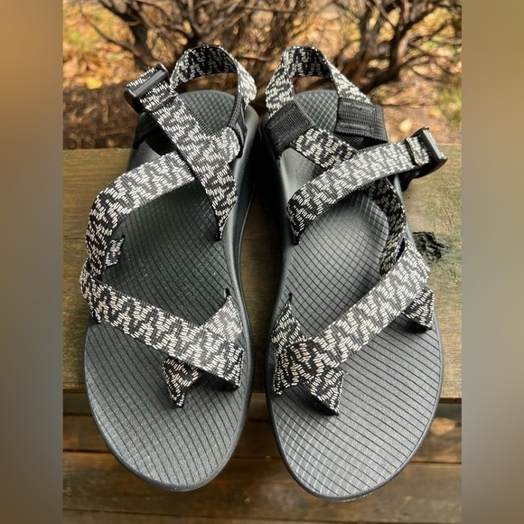 Chaco Black and Gray Women's Sandals - Picture 1 of 8